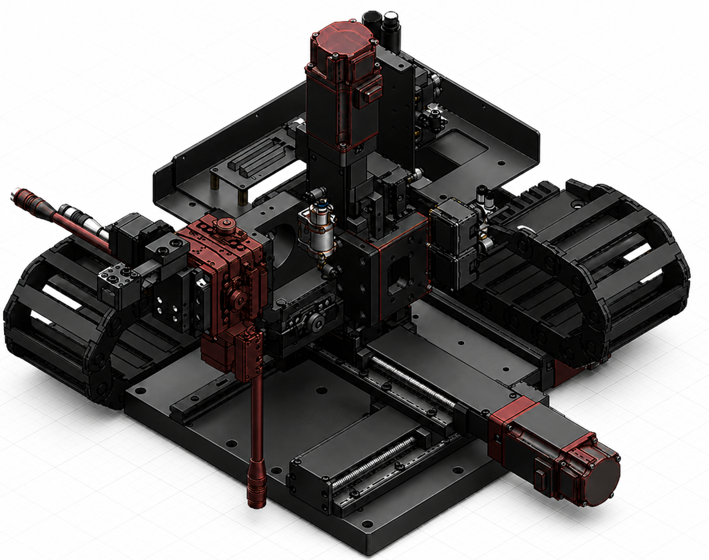 6DoF AA stage CAD render